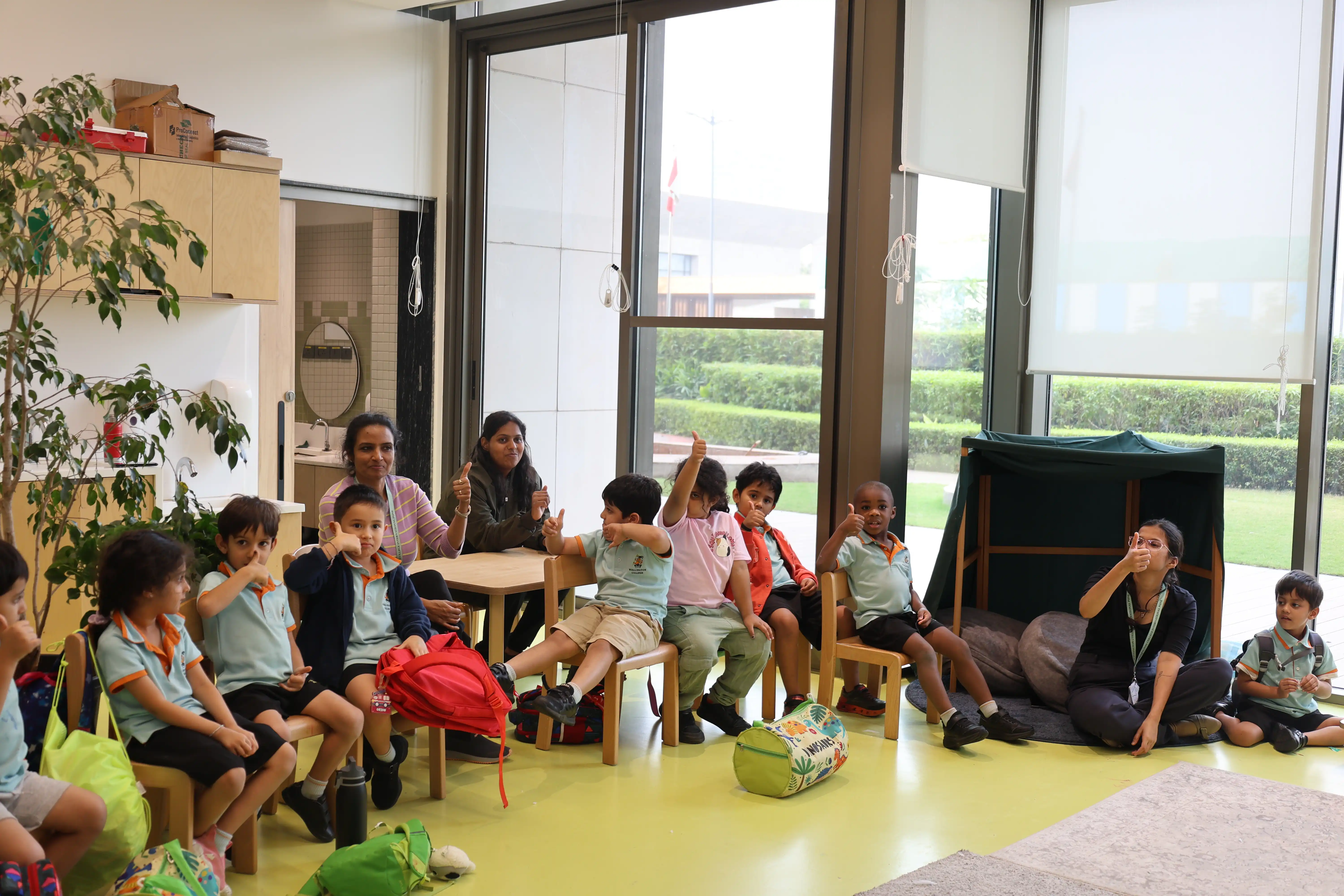 Interactive learning session at a kindergarten school in Pune