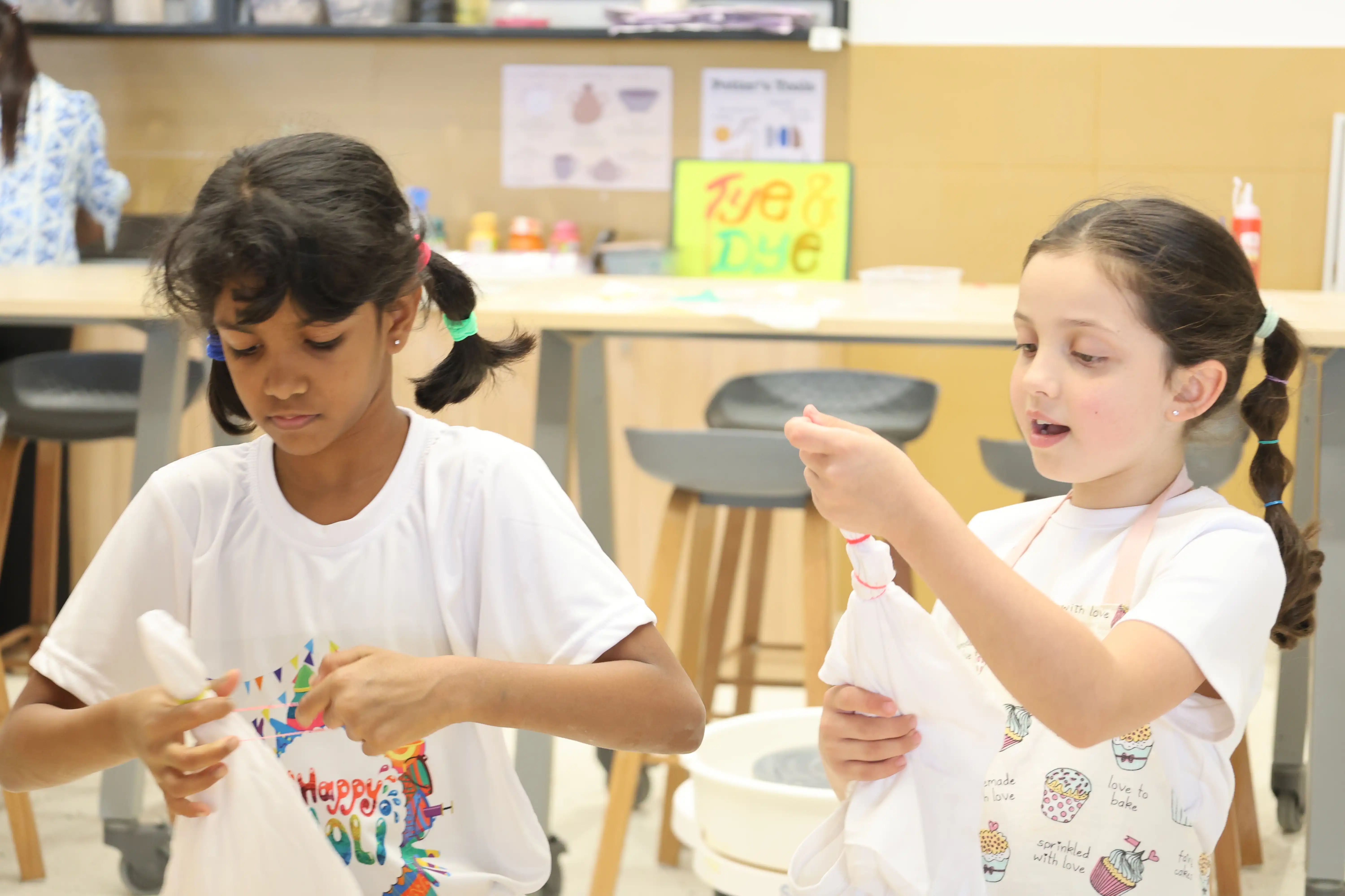 Children engaged in play-based learning at a preschool in Wagholi