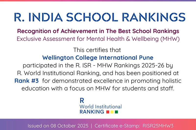 WCI Pune secures 3rd place in the Mental Health and Wellbeing Rankings for 2025-26