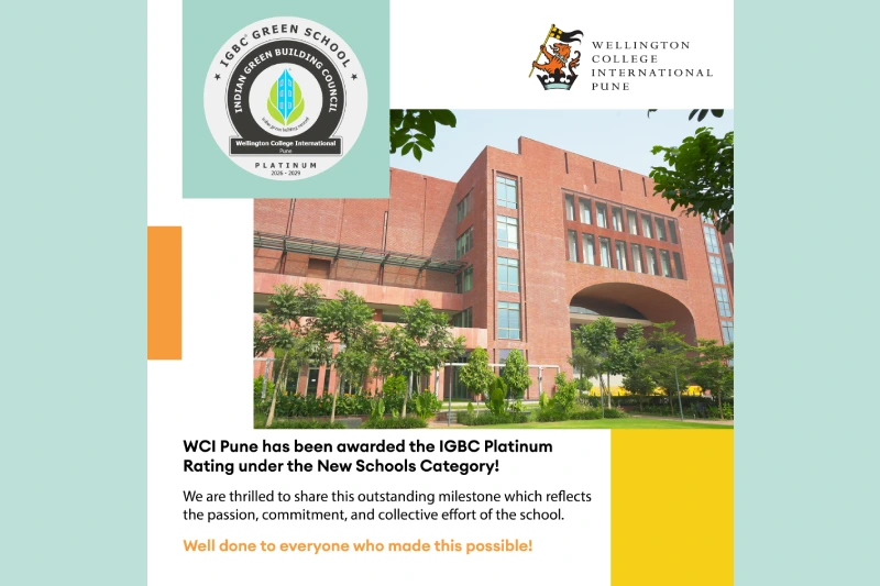 IGBC Green Schools Certification: Wellington International College Pune