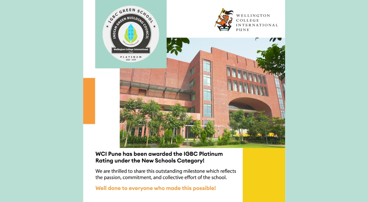 IGBC Green Schools Certification: Wellington International College Pune