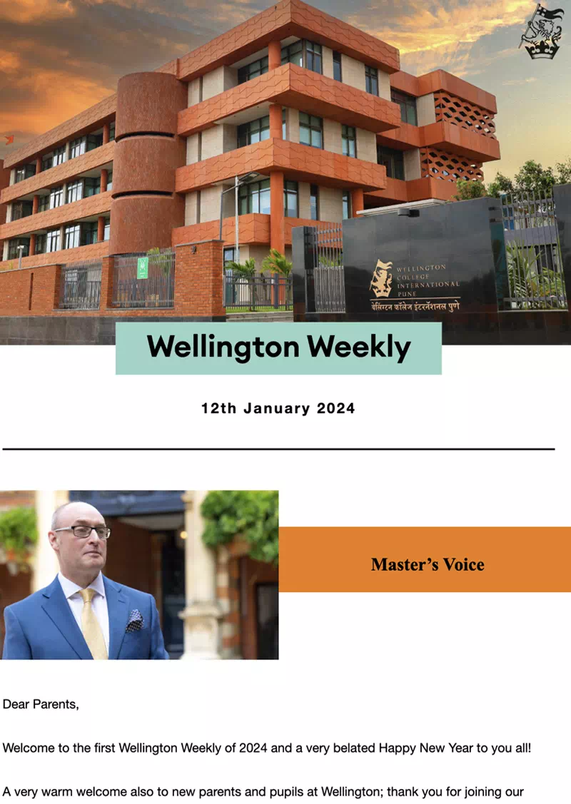 Wellington Weekly 1st January to 15th January 2024