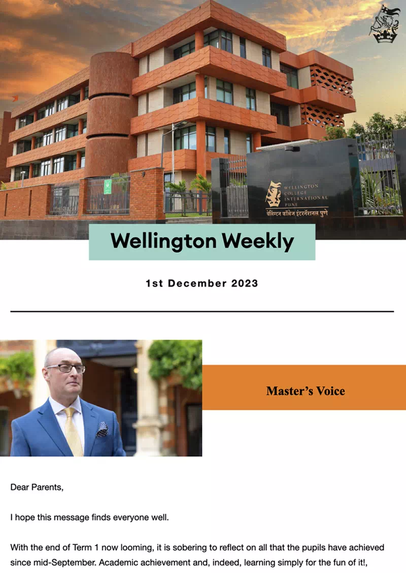Wellington Weekly 1st December to 15th December 2023