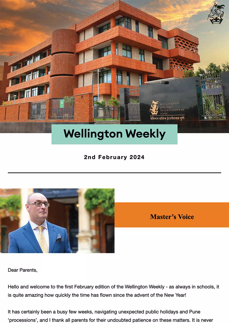 Wellington Weekly 16th January to 2nd February 2024