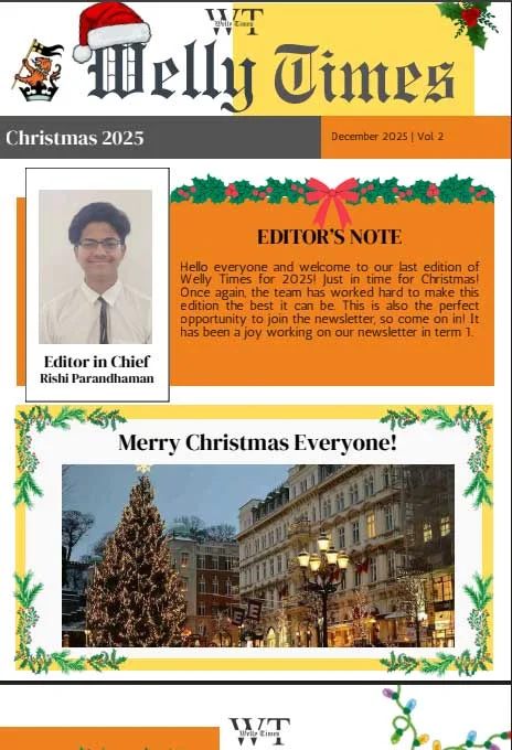 Welly Times 2025-2026 2st Edition - Senior School